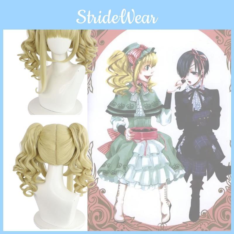 Elizabeth Butler Black Ethel Cordelia Midford Cosplay Costume Supplies Wigs