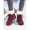 Waterproof Snow Boot Women's Plush Cotton Shoes Ladies Warm  High-top Boots Winter Outdoor Sneakers for Trekking Hiking
