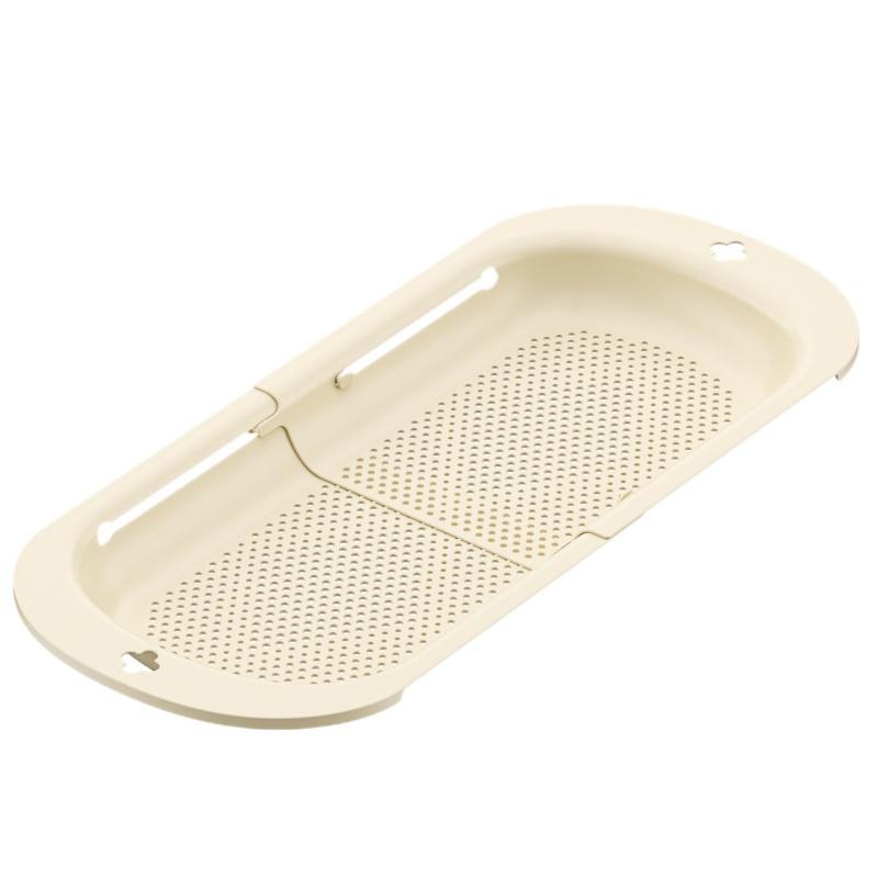 Extendable Dishware Drain Rack, Tableware Sink Drain Basket For Fruits Vegetables , Over Sink Colander Strainer For Kitchen