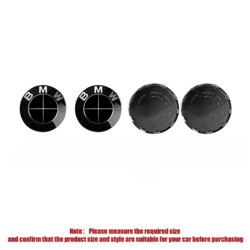 FA5For BMW F15 F25 F26 E83 E84 X1 F31 F49 M E62 F10 F20 F30 F40 4pcs 56/60MM Wheel Center Caps Hub Car Rims Dust-proof Cover Hubcap