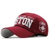 Oston Three-Dimensional Embroidery Letters Men And Women Baseball Hat Cotton Washed Outdoor Cap Hipster