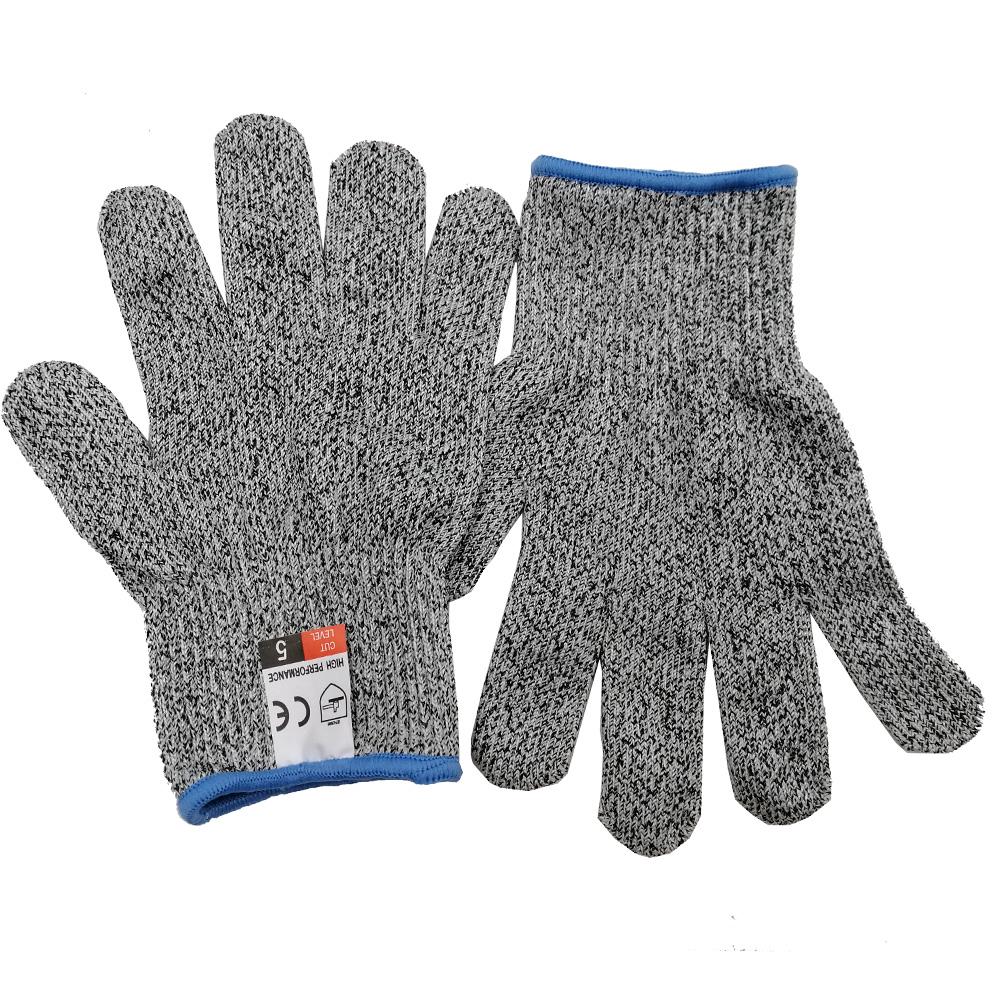 Mănuși rezistente la tăiere - Protecție de nivel 5 de înaltă performanță din polietilenă de calitate alimentară Pescuit cu zmeu anti-tăiere Rezistente la înjunghiere Mănuși rezistente la tăiere