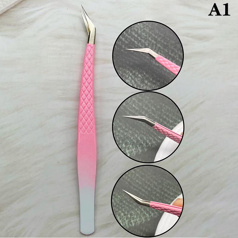 Eyelashes Tweezers Stainless Steel For Lashes Extension Makeup Tools Nail Art Accessories Rhinestone Picker Tools