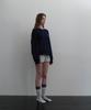 Aente Logo Oversized Sweatshirt - Navy