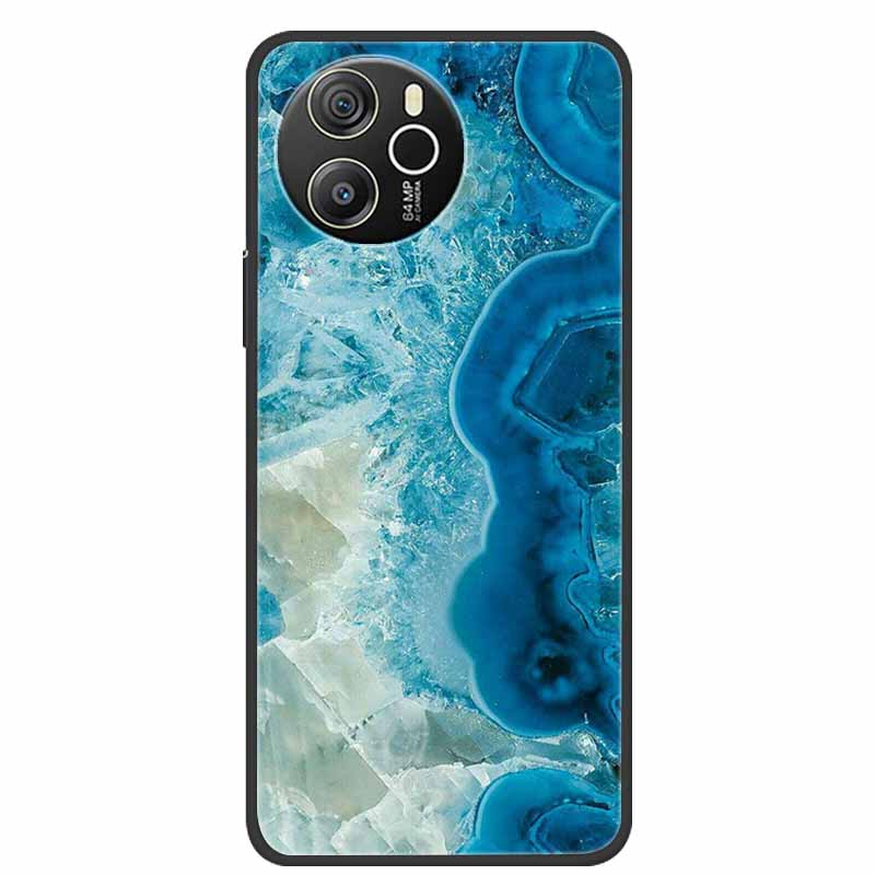 Case For Blackview Shark 8 TPU Soft Silicone Back Cover For Blackview Shark8 Phone Cases Marble Painted Colorful Bumper New Capa