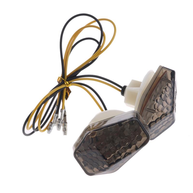 Motorcycle LED Flush Mount Turn Signal Indicator Flasher For Suzuki GSXR 600