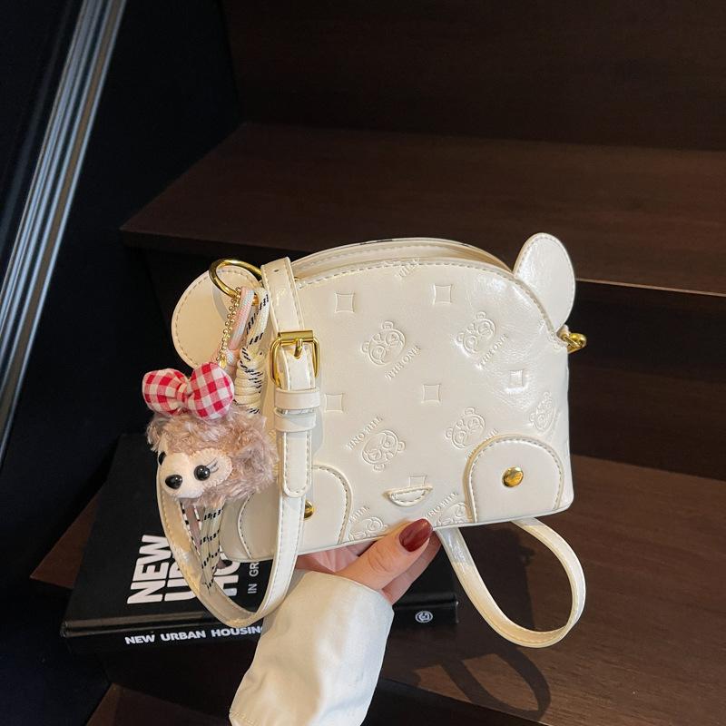 Premium simple commuter portable small square bag women's 2025 new fashion versatile niche design messenger bag