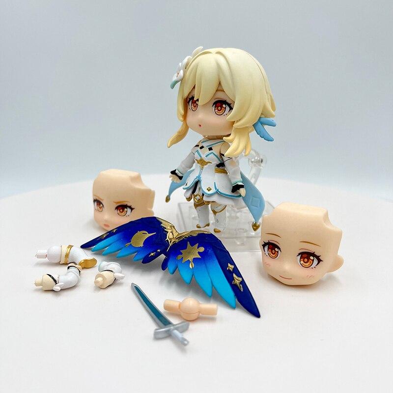 Genshin Impact Traveler /Lumine Anime Figure #1717 Genshin Impact Aether Action Figure Adult Collection Model Doll Toys