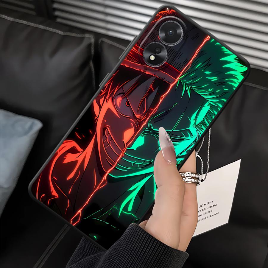 Ones Pieces Luffy Case for Oppo A53 A18 A31 A72 A11 A37 A9 A38 A12 A36 A52 A15 A32 A17 A32 A73 A16 A33 A71 A54 Phone Cover