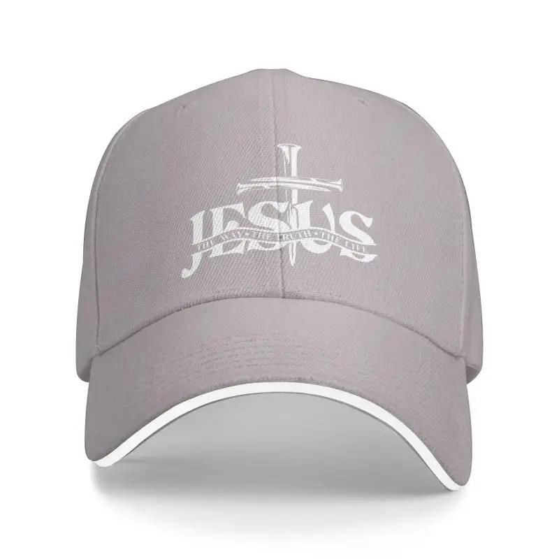 Jesus The Way The Truth The Life Baseball Cap Unisex Women Custom Adjustable Unisex Religion Cross Christian Faith Dad Hat Outdoor