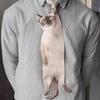 Unique Animal Pattern Tie Lifelike Novelty Necktie Gift Cat-shaped Tie  Special Events