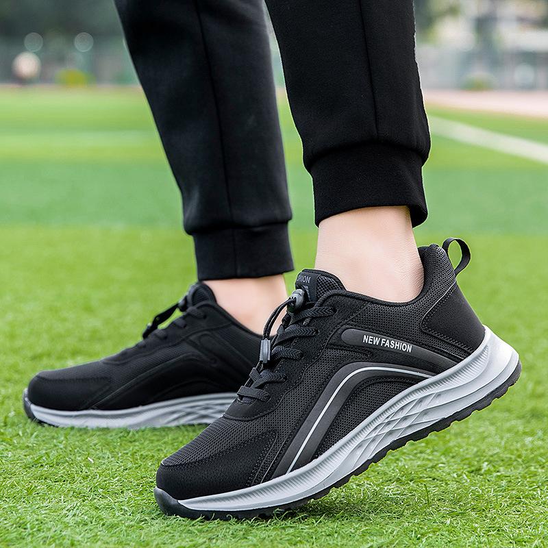 Middle-aged and elderly mother sports shoes autumn mesh breathable comfortable walking shoes casual father shoes men's and women's elderly shoes
