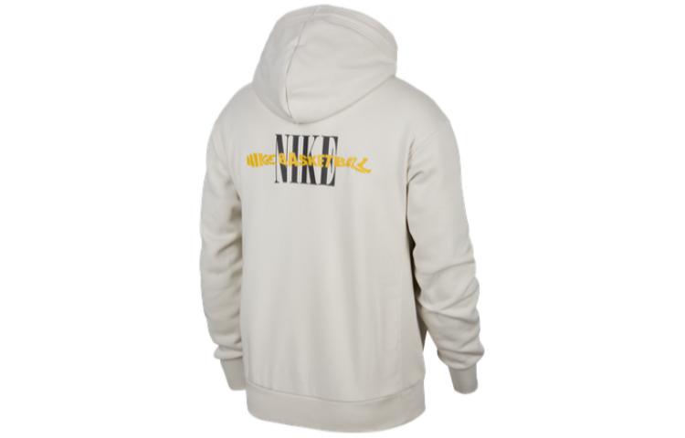 Nike Sweatshirts Men's Light Bone Hooded Moderate Regular FB7661-072