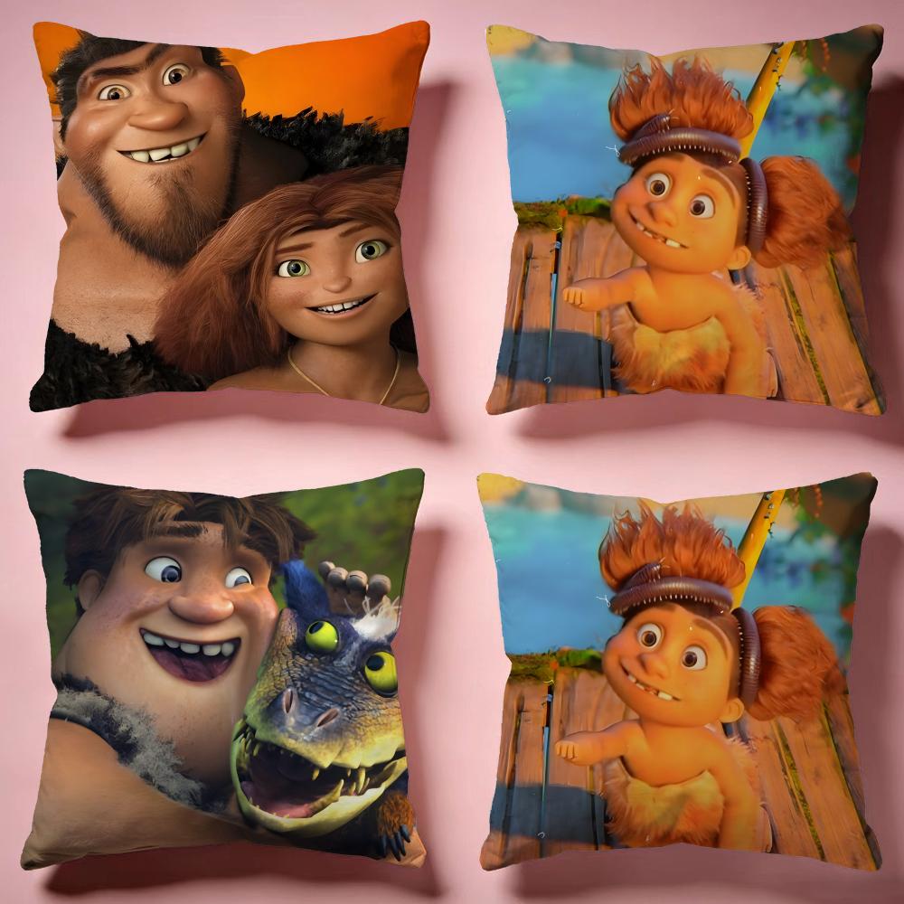 Trendy TThe Croodsow Cushion Cover Comfortable Durable Pillow Cover MultiScene for Home Office Car Sofa
