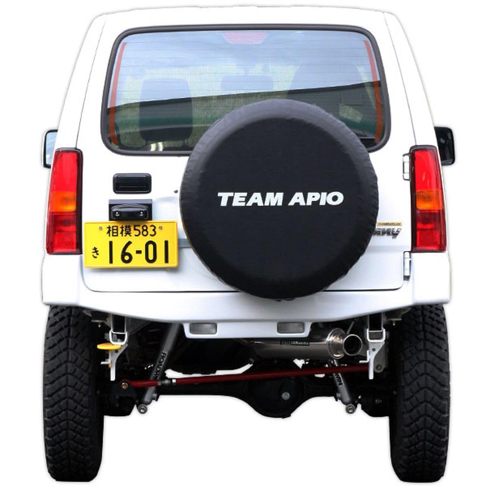 Apio Spare Tire Cover Series Solid 175/80R16, Black, 3013-S3