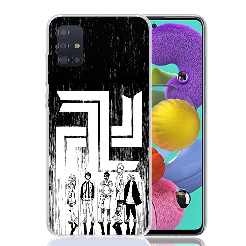 Tokyo Aevengers Black Anime Phone Case For Samsung Galaxy A52 A32 A22 A12 A02S A50S A30S A51 A31 AA71 Note 20 Ultra 10 S10 Plus