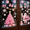 Christmas Window Door Stickers Decorations Santa Claus Snowman Reindeer Snowflake Christmas Tree Stickers Home Window Decoration
