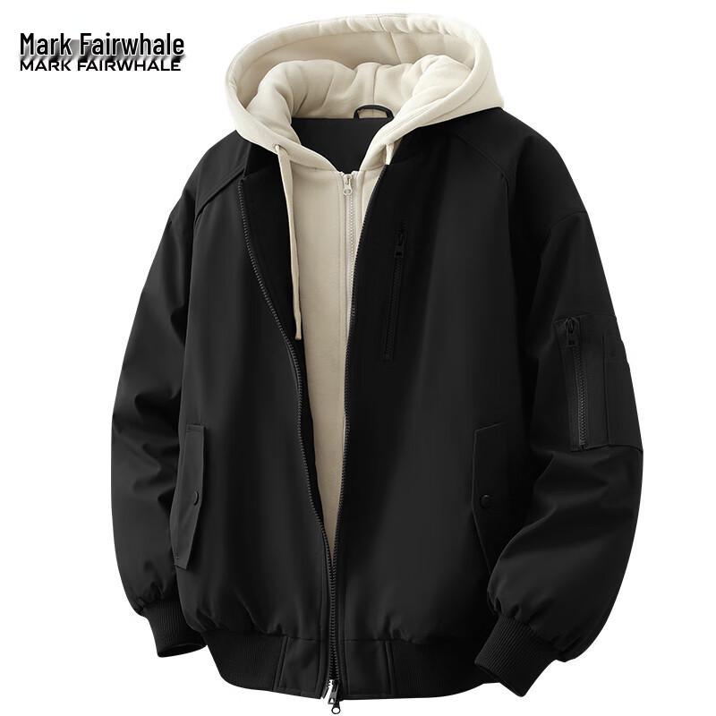Mark Fairwhale Men's 2025 Layered Hooded Puffer Jacket