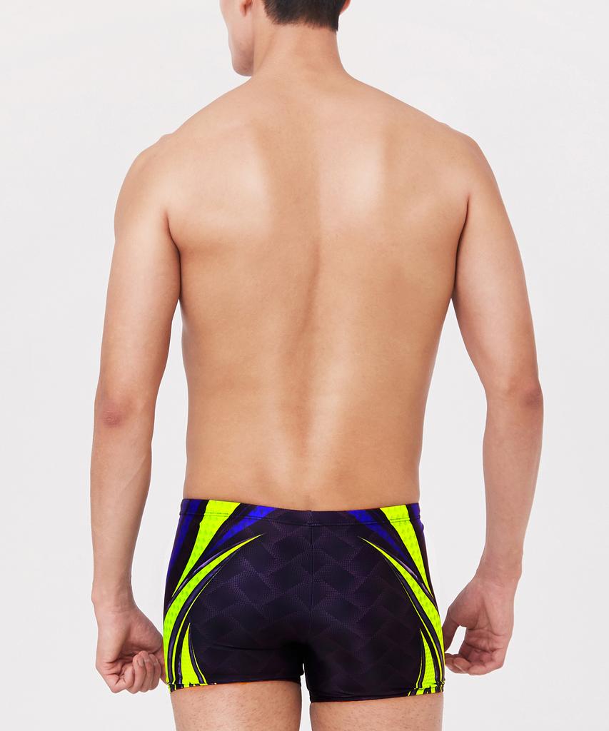 Laelliseupocheu [Qsmq216 Blk] Lauer Men'S Square Swimsuit Black