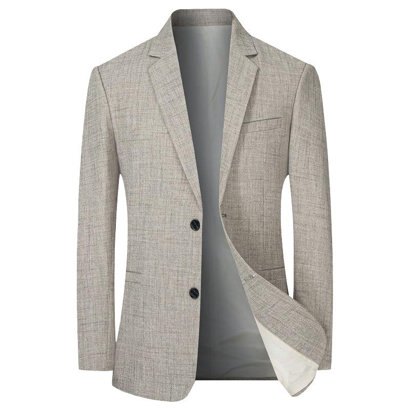Autumn Solid Business Casual   Men Suit Jacket Thin Spring Men Clothing Blazer Hombre Coats Plus Size