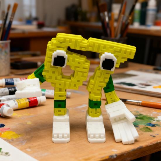 3D Printed 67 Figurine Six Seven Collectible Figure Cartoon Number Home Office Desktop Decoration Ornament Fans Gift