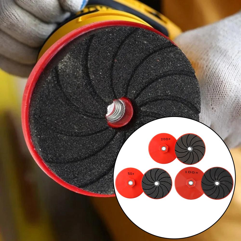 1pc Integrated Grinding Disc 50/100/200 Grit Grinding Disc For 100-type Angle Grinder Fast Metal Polishing&Trimming Power Tool