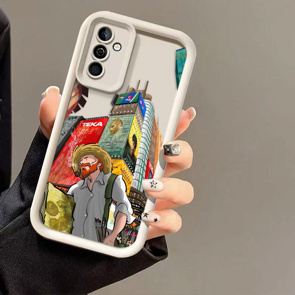 The S-Starry Night Art Cover Phone Case For HONOR 600 400 90 LITE 300 200 70 50 20 10I 9X 8X PRO DIY Case Shell Funda Capa Coque