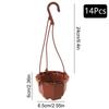 Flower Pot Chain Plant Basket Artificial Flowers Balcony Decor