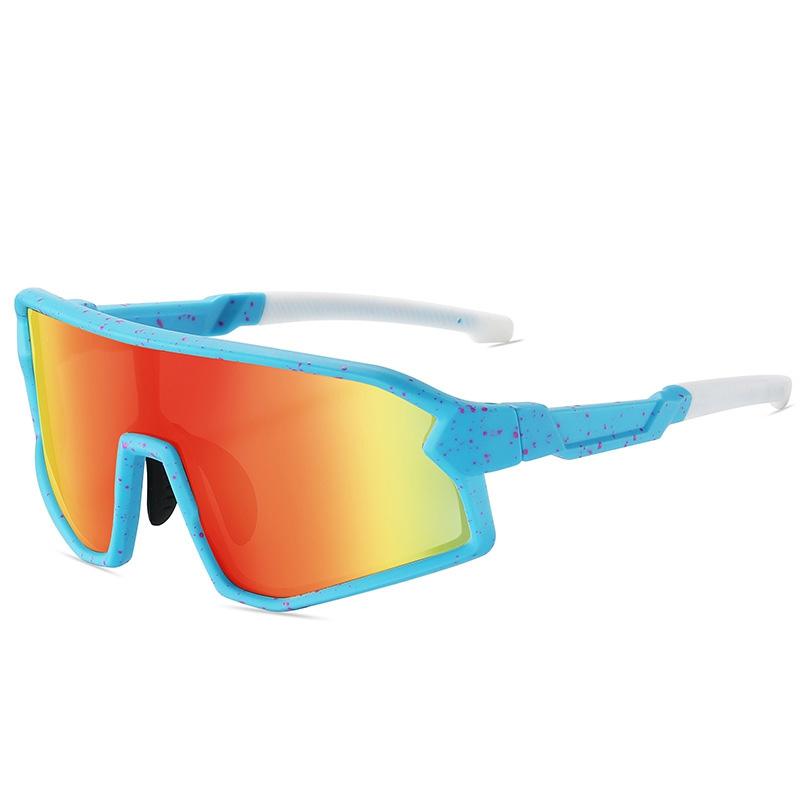 HD Polarized Children Cycling Sunglasses Big Frame Anti-Fog UV Protection Bicycle Glasses Photochromic Riding Diving Goggles