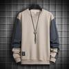 Sudadera casual para hombre con capucha, sudadera para hombre Harajuku Streetwear, jersey para hombre con parches sueltos de cuello redondo, sudaderas de moda hip hop