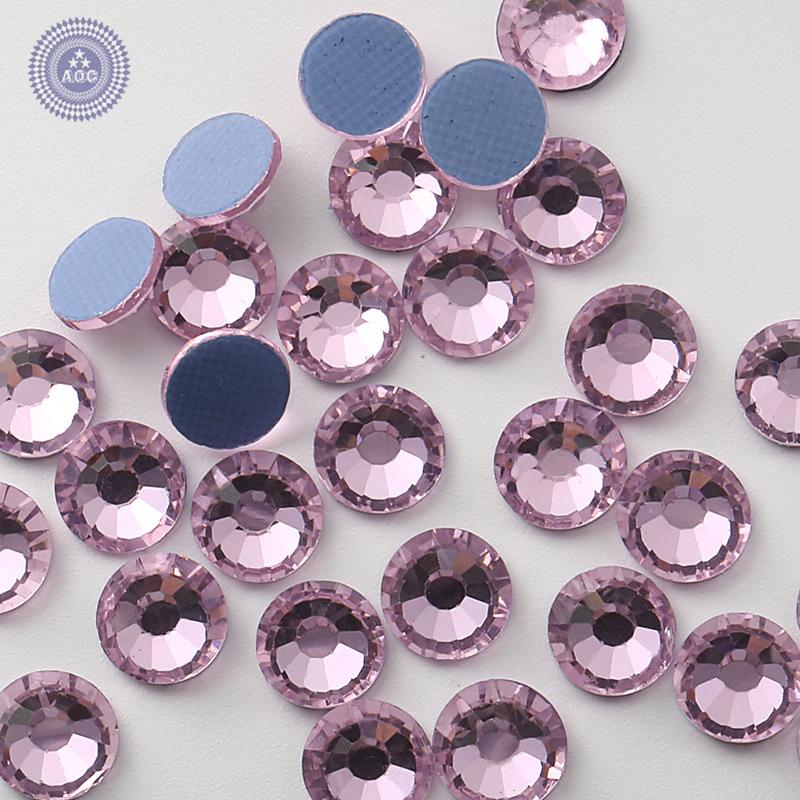 Color Summary Clothes Imitation Austrian Hot Diamond Clothes Diamond Dance Clothing Diamond Xiuhe Clothing Diamond Flat Bottom Diamond Accessories
