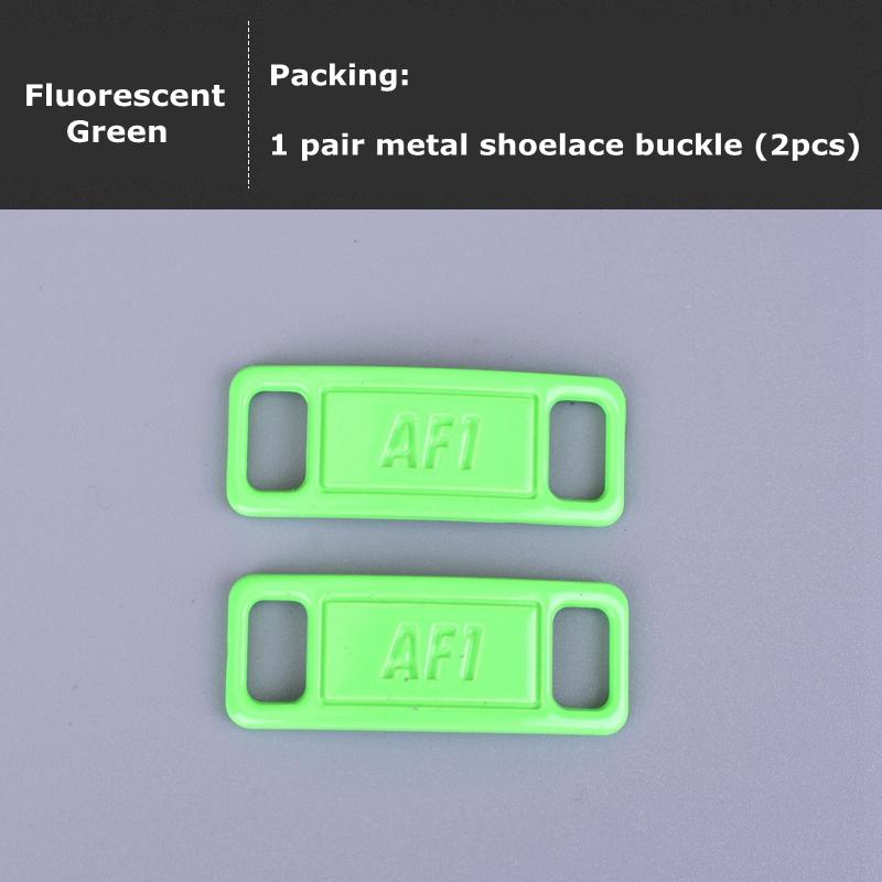 2pcs/pair Metal Shoelace Buckle for AF1 Sneakers DIY Lace Lock Accessories Shoelaces Buckle Kit for Customizable Sneaker Laces