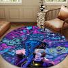 Fantasy Warrior JingX Round Rug for Livingroom,Bedroom, Palyroom, Chair Rug, Area Rug, Circle Carpet, Large Size Fan Christmas Gift
