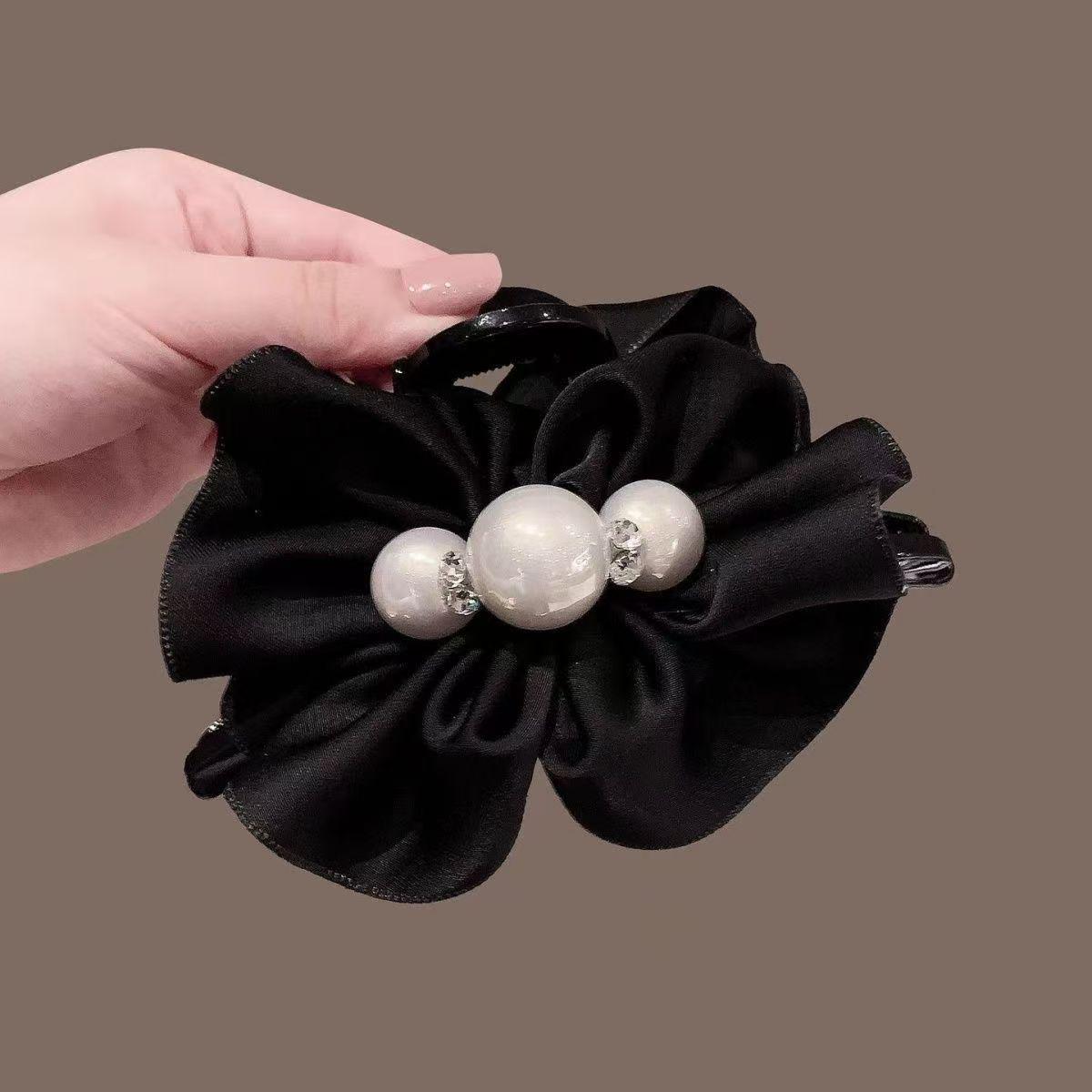 

Exquisite Pearl High Ponytail Anti-Collapse Hair Claw Clip for Women