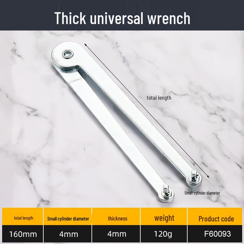 Adjustable Universal Angle Grinder Wrench for Disassembly and Polishing