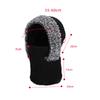 Knitted Mask Scarf All-In-One Hat Winter Velvet Thick Cap Women's Warm Ear Protection Cap
