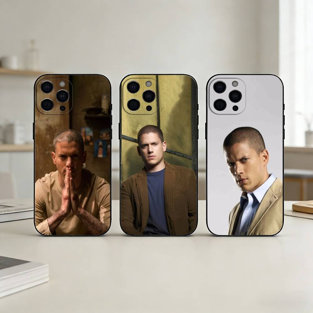 Prison Break TV Series Phone Case Silicone Black Soft For IPhone 17,16,15,14,13,12,11,SE,Plus Pro Max