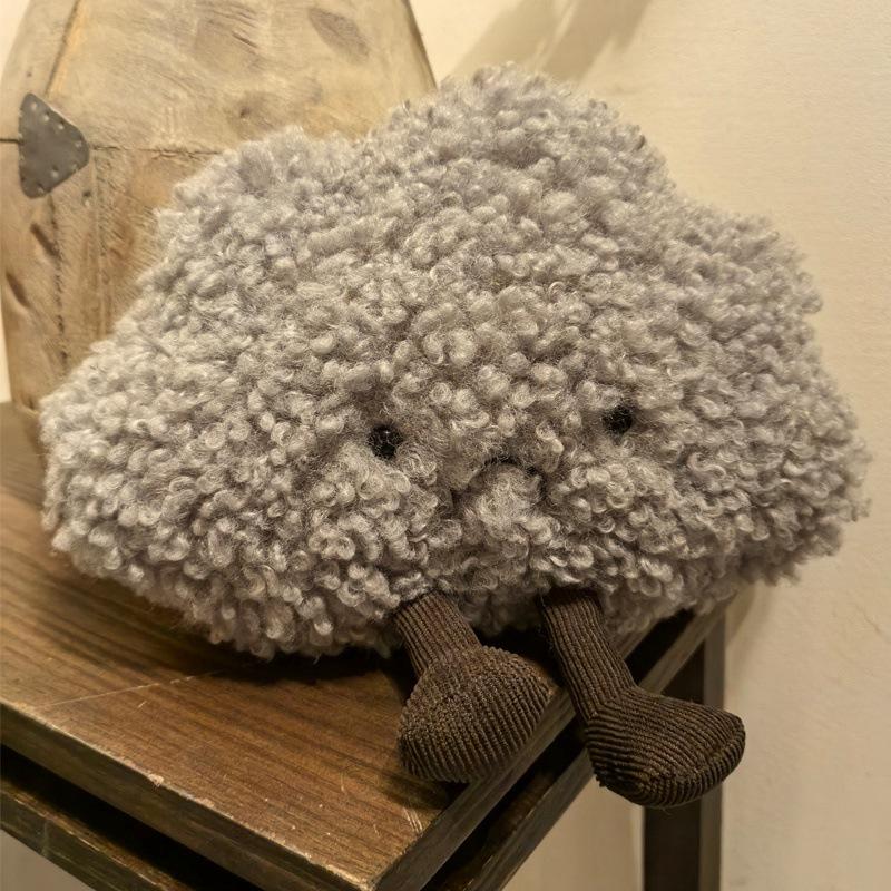 Spaßsturm Plüschtier von Dark Clouds: Glückliche & Traurige Wolken - Perfekt als Ausstellungsstück oder Geschenk.