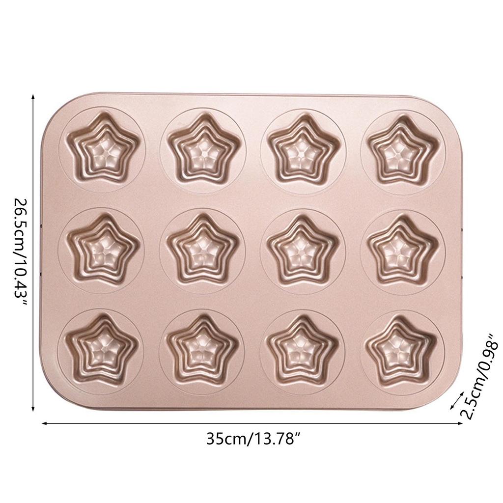 Všestranná forma na pečení dortů Snadno vyjímatelné formy na dorty Formy na pečení ve tvaru hvězdy Vhodné pro domácí kuchyně a cukrárny