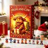 1116 Weihnachtskalender, 11-tägiges Sammler-Kuhfiguren-Set, Lustiges Weihnachtsgeschenk für Männer, Frauen, Erwachsene, Kinder, Heimdekoration