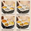 4-Hole Frying Pot Pan Thickened Omelet Pan Non-stick Egg Pancake Steak Pan Cooking Egg Ham Pans Breakfast Maker Cookware Pan