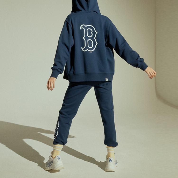 New MLB Knitted Sports Pants Unisex Blue 31TP03111-43N