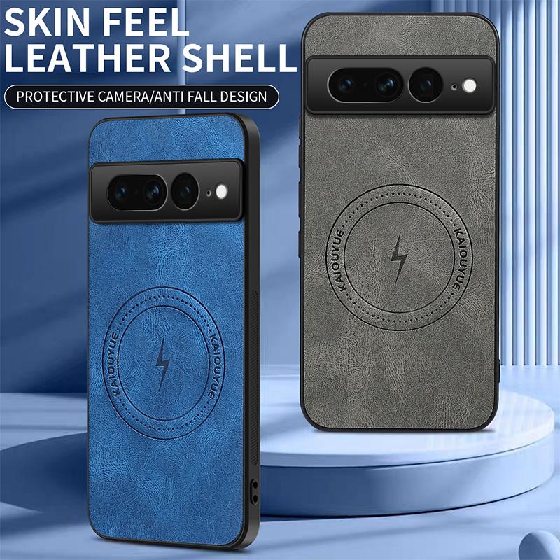 For Google Pixel 7 Pro Luxury Lightning Magnetic Leather Case For Google Pixel 7 Pro Shockproof Mobile Phone Protector Cover