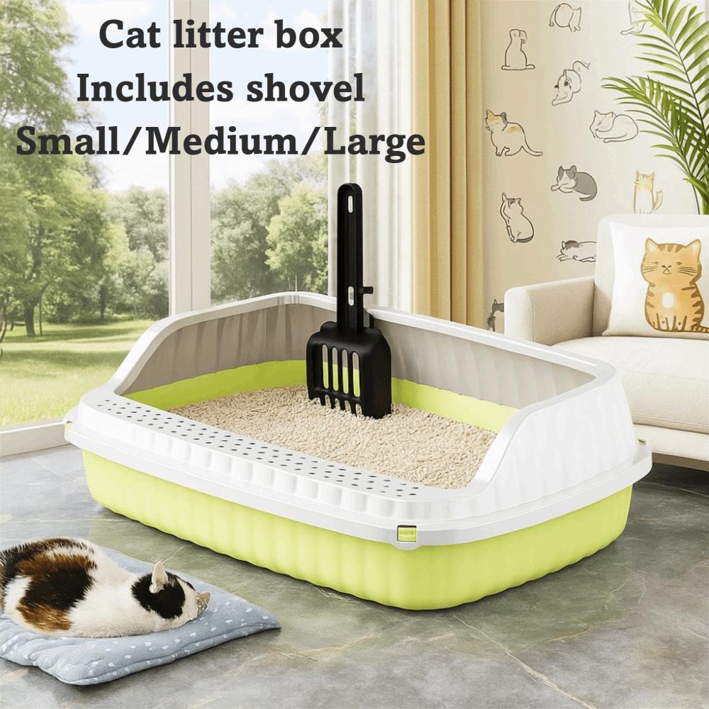 Katzentoilette mit hohem Rand Anti-Spritz Katzentoilette Katzentoilette Verhindert Sandaustritt Deodor