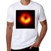 First Ever Image Of A Black Hole In Polarized Light 8k Resolution Tshirt Work Utility Casual Tee Shirt