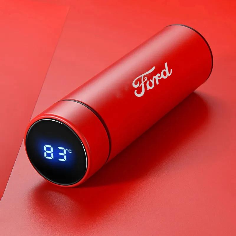 

New 2026 Car Sticker For Ford Focus Fiesta Fusion Explorer Edge Kuga Mondeo Ecosport Ranger Car 500ml Intelligent Temperature Di