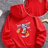 Autumn/Winter New Arrival Christmas Men's and Women's Hooded SweatshirtLoose CasualJacket Cartoon Astronaut Rocket Planet Hoodie