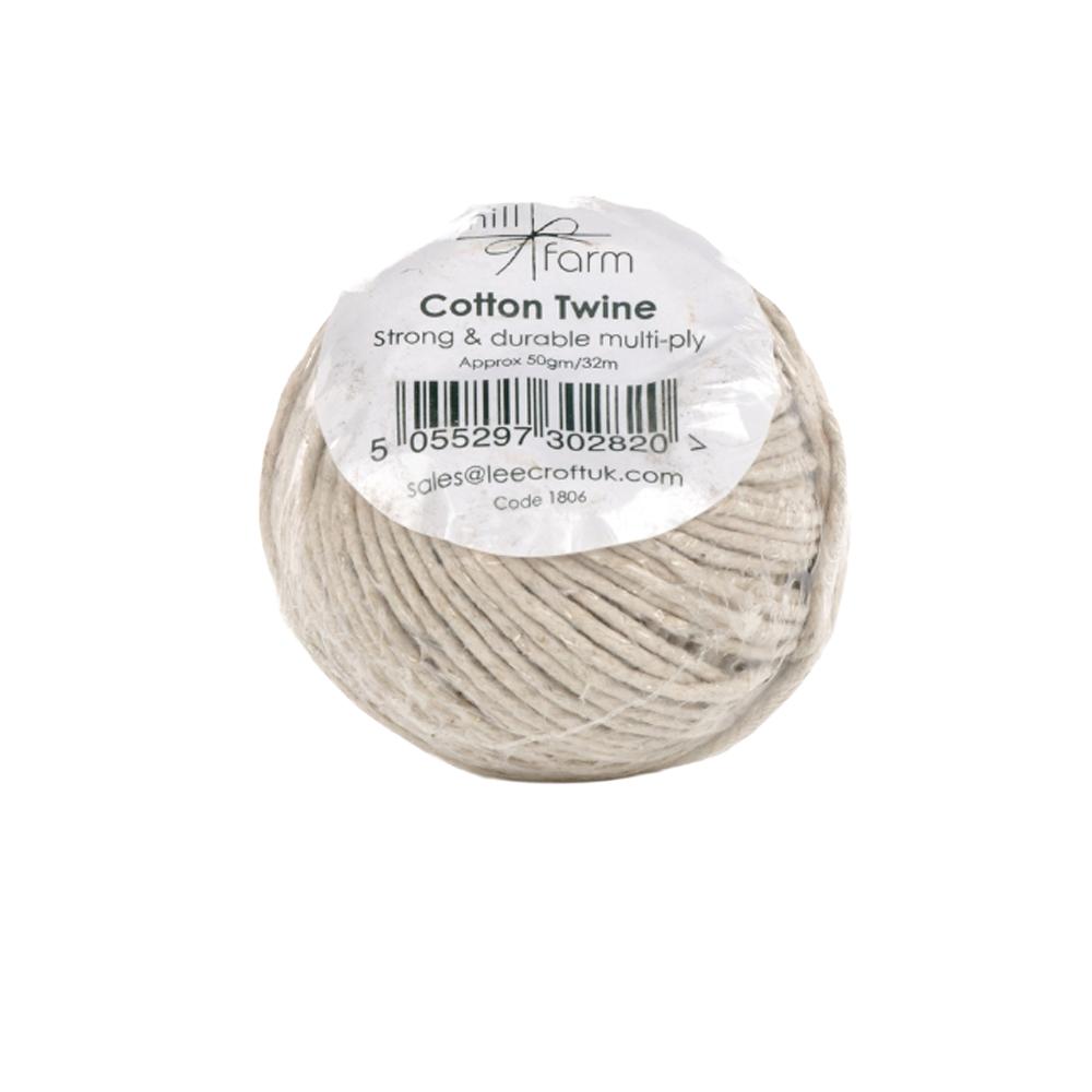Mill Farm Value Bomullstråd Ball Liten 50g/ 32m