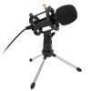 USB Computer Microphone Cardioid Condenser Mic Kit with Foldable Tripod for Studio Recording