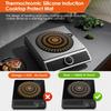 Induction Cooktop Mat Protector Anti-Scratch Silicone Thermal Insulation Pad Thickened Cooktop Protector Kitchen Cooking Gadgets